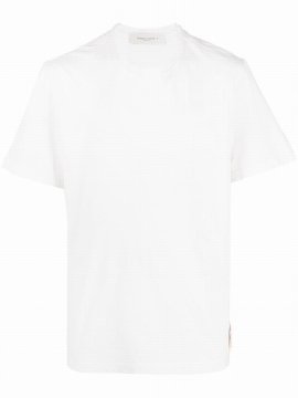 Cotton T-shirt With Logo In White