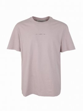 Short-sleeved Crewneck T-shirt In Pink