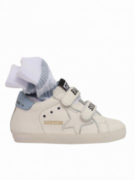 Baby Star Sneakers Set In Bianco