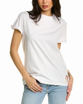 Logo Patch T-shirt In White