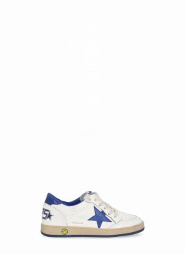 Kids' Ball Star New Sneakers In White/blue