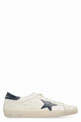 Super-star Leather Low-top Sneakers In Beige
