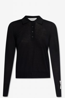 Polo Shirt With Logo In Black