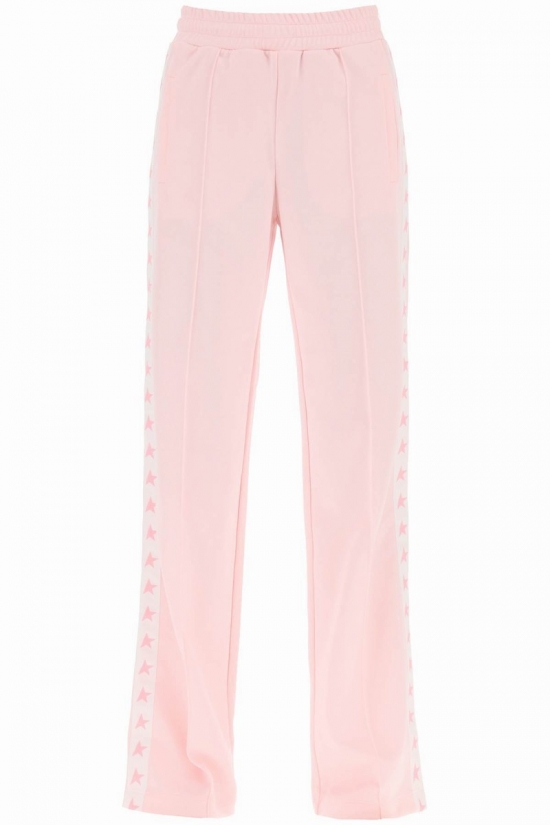 'dorotea' Track Pants With Star Bands In Pink