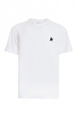 Cotton Crew-neck T-shirt In White