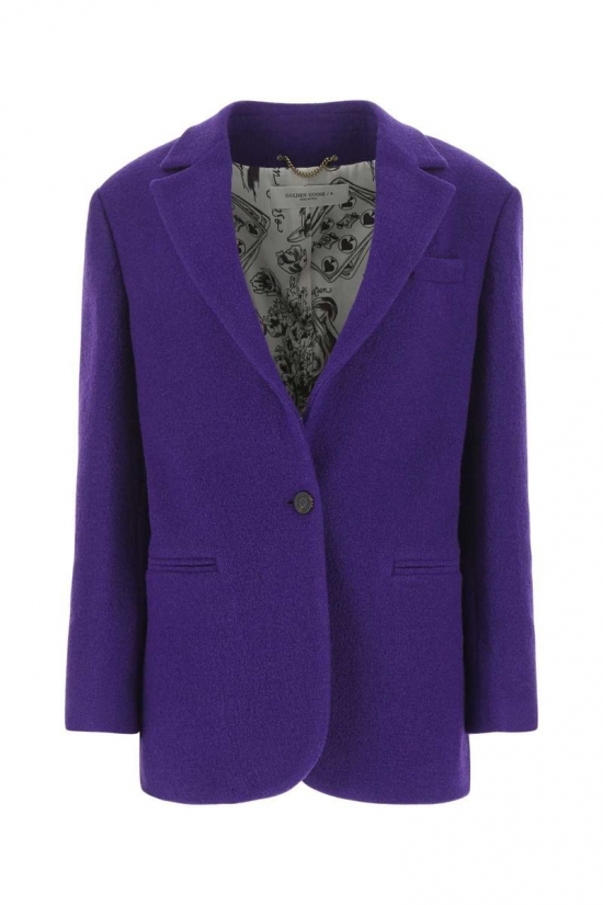 Women's Jackets - Deluxe Brand - In Purple Wool