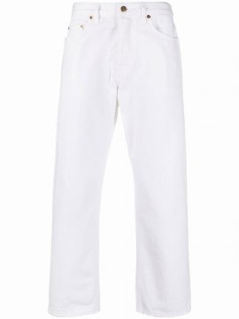 Jeans Woman Color White In Bianco