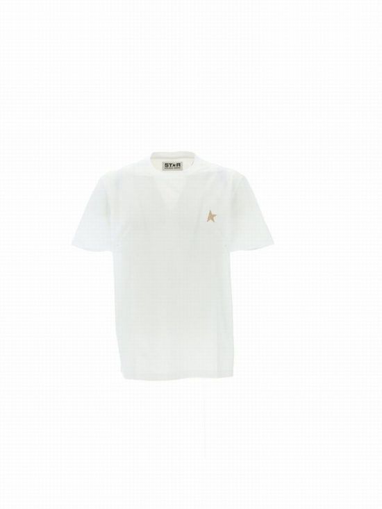 T-shirts And Polos In White/gold
