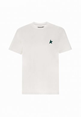 Cotton T-shirt Star Collection In White