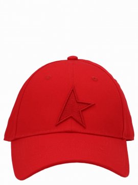 'demos' Cap In Red