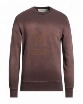 Deluxe Brand Man Sweatshirt Brown Size S Cotton