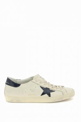 Super-star Leather Sneakers In Beige