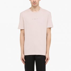 Deluxe Brand Grey Crew-neck T-shirt In Pink
