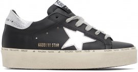 Black & Silver Hi Star Classic Sneakers