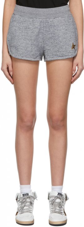 Heather Grey Diana Star Shorts