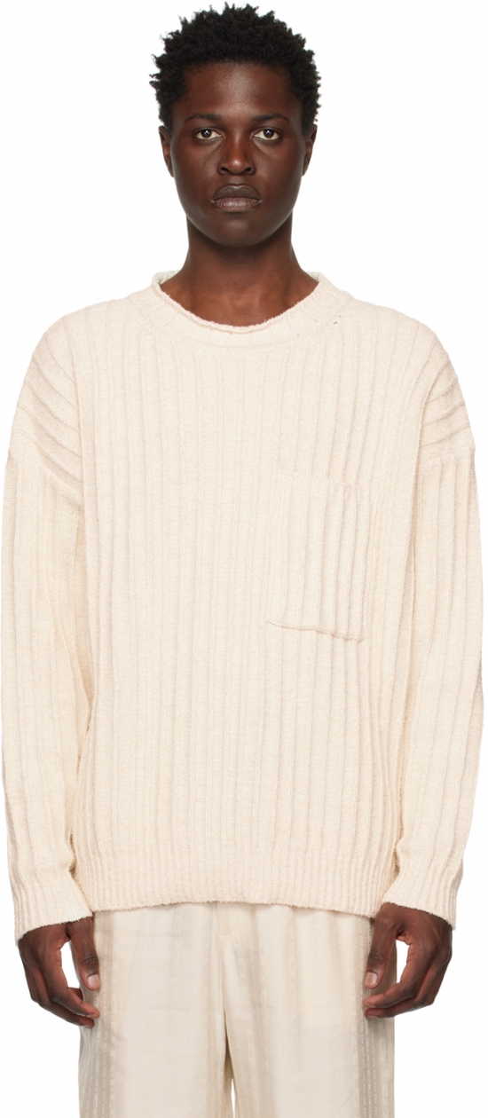 Off-White Patch Pocket Sweater