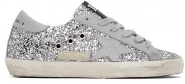 SSENSE Exclusive Silver Super-Star Sneakers