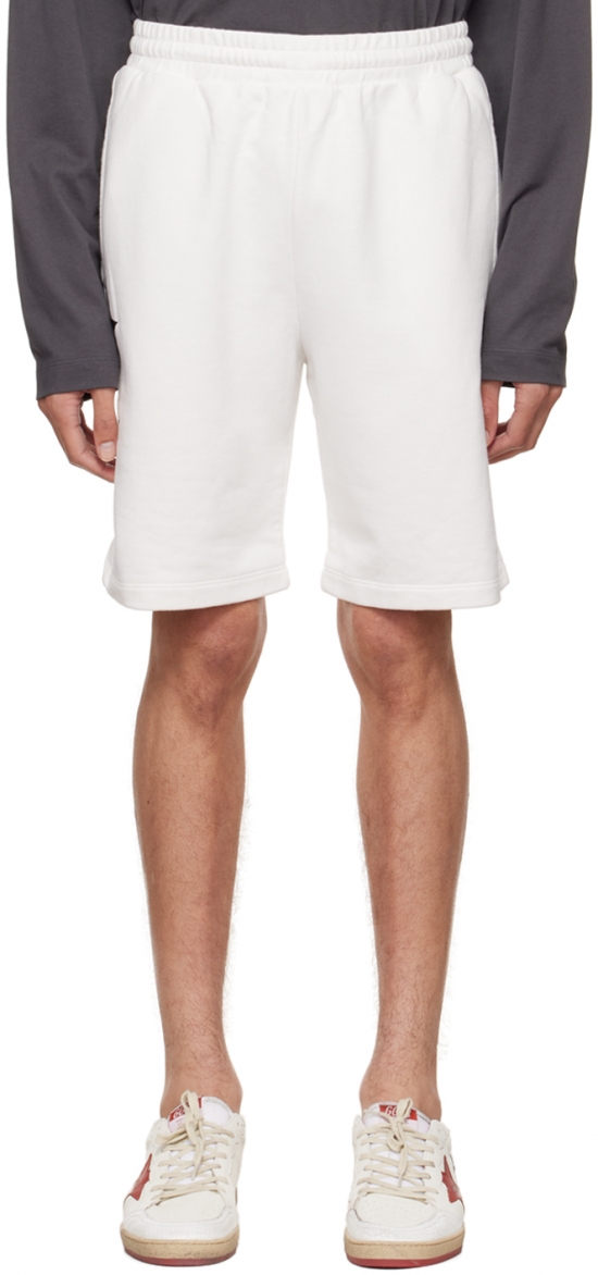 White Diego Star Shorts
