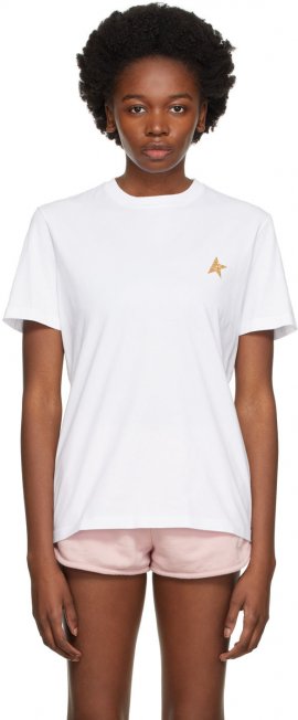White Gold Star T-Shirt