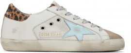 White Super-Star Double Quarter Low-Top Sneakers